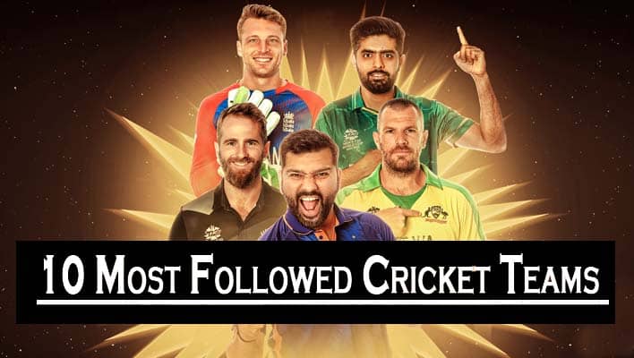 10 Most Followed Cricket Teams on Social Media