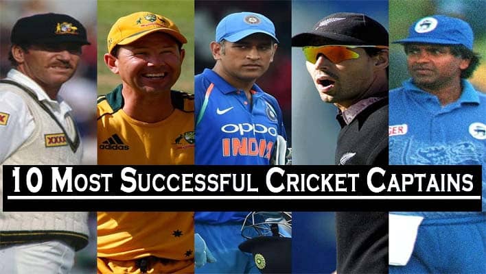 10 Most Successful Cricket Captains of All Time [year]