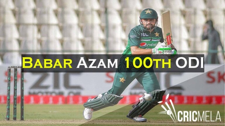 Babar Azam Set to Play 100th ODI Matches